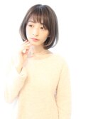 40代50代大人可愛いボブ　ワンカールボブ