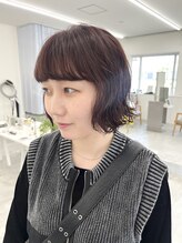 オンド(onde)&nbsp;Bob × chocolate brown