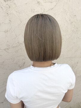 モップアップ(Mop up) ボブ×ミルクティーグレージュ