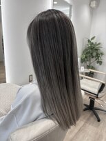 アスフィーダ(A'sfida) くすみベージュエアタッチバレイヤージュ