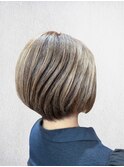 ハイライト×ショートボブ