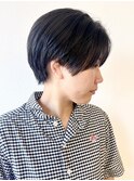 【morio松戸 アイダ】大人クールなハンサムショート黒髪ショート