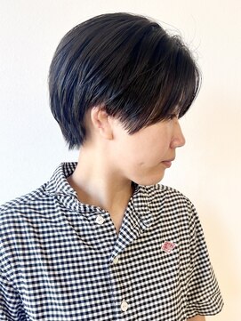 モリオフロムロンドン 松戸店(Morio from London) 【morio松戸 アイダ】大人クールなハンサムショート黒髪ショート