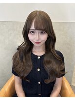 メラク(Merak) 大人可愛い×透明感カラー小顔レイヤーロング【20～40代】