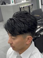 オーバルバイアピッシュ(OVARL by apish) フェザーショート/フェザーパーマ/メンズパーマ/メンズショート