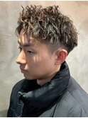 メンズカット ツイスパ ツーブロック メンズパーマ 刈り上げ