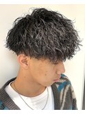 MEN’S HAIR/波巻きツイストスパイラル/フェザーパーマ/都島/J
