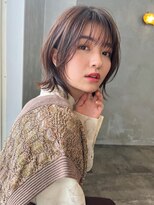 ロア 四条河原町店(LoRE)&nbsp;ピンクベージュのショートウルフ｜艶仕上げ