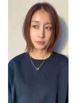シー(The She's)&nbsp;『垢抜け確実！肌映えオレンジブラウン×レイヤーボブ』