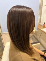 マイン ヘアアンドリラックス(mine)&nbsp;ハイライト×セミロング