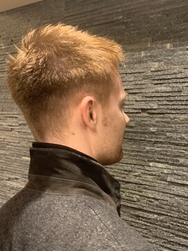 ヒロギンザ 恵比寿店(HIRO GINZA) ツーブロックビジネスショートレイヤーかき上げコンマヘア