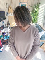 ブルーバレル(Blue Barrel) Balayage × Grege