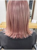 ケアブリーチ×ホワイトピンク