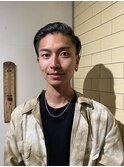 ツーブロック大人スリックバック