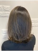 ミディアムヘア×ヘアカラー#20代30代40代#福岡飯塚#美容室