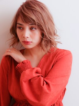 ムーン ティコブラーエ(moon tico brae) エアリーミディ/ショートパーマ/黒髪カタログ/ホワイトアッシュ/