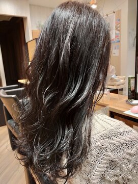 フレンズ 山鼻店(friend's) 黒髪巻き髪ロング