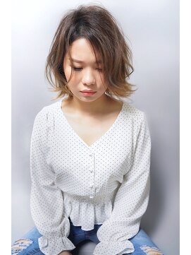レスピア 銀座中央通り店(Respia) 柔らかグラデーション外ハネボブ