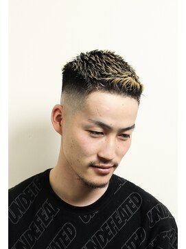 レンゲン(LENGEN) 束感刈り上げビジネス七三ツーブロックアップバング284