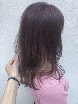 モルニ(MORNI) ショコラベージュ_マロンベージュ Aラインボブ かきあげ