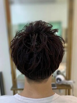 ミューズ 新小岩店(HAIR&NAIL MUSE) ツーブロックマッシュパーマ刈り上げビジネスカジュアル