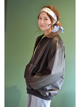 ユーヘン(uhem) スカーフアレンジ