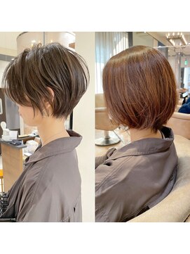 バンプ ギンザ(BUMP GINZA) 絶壁解消×ハイライト×くびれショート【安野】