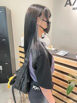 アイリー 名古屋(A/LEE)&nbsp;インナーカラー ホワイトグレー！