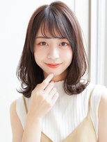 ケアカラーネビージュこなれミディ大人可愛い20代30代40代