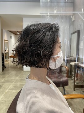 ビラデルソル マレ 長久手店(biradelsol maRe) ぷつっとボブ×トレンドパーマ