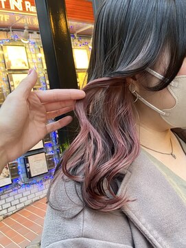 イオエ(ioe) 前髪/アンブレラカラー/こなれミディ/イメチェン/ウェーブパーマ