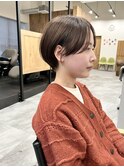 マッシュショート×髪質改善カラー