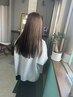 【髪質改善】カット＋プレミアストレート＋美髪トリートメント ¥15,400