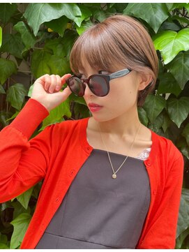 ディフィー 渋谷(defi) 大人可愛いボブショート前上がりボブ