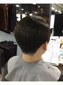 #黒髪#ボブルフ#ネビージュ#小顔#ワンレン
