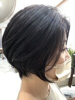 ヘアラウンジガガ(Hair Lounge GAGA) 大人ショートボブ