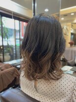 キャラ 池袋本店(CHARA)&nbsp;AVEDAボタニカルリペアパーマ×AVEDAデザインカラー【貴也】