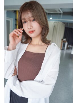 アンジェリカ 広島駅前店(ANGELICA) くびレイヤー　 グレージュカラー