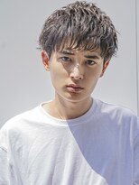 小久保style☆波巻きハイライト束感ツーブロックマッシュパーマ