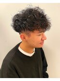 ミックスパーマ　スペインカール