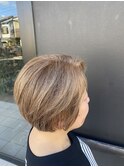 ファッションカラーで白髪のカラーリング♪