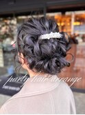 party hair arrange