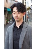 ウルフ/アッシュブラック/カルマパーマ/ベリーショート/船橋