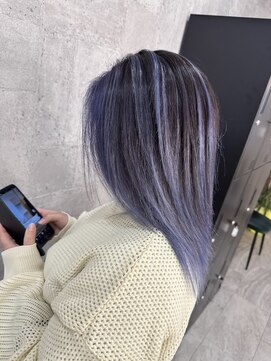 スキル 石岡(SKILL) ハイライト/ニュアンスカラー/ブルーパープルブラック