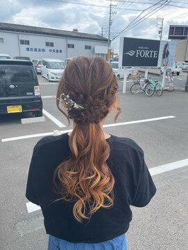 フォルテ 島田店 ハーフアップ