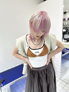 ソル 栄矢場町(SOL) ルーツカラー/デザインカラー/ピンクカラー/名古屋美容院