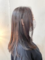 ヴァージ(Verge)&nbsp;レイヤーカット/ウェーブパーマ/前髪/こなれミディ[代官山駅]