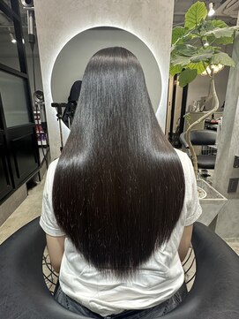 エトラ 渋谷店(etora) ★小顔前髪ワンカールレイヤーカット黒髪ネビージュボブルフ