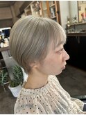 シルバーカラー/美髪矯正/髪質改善/縮毛矯正/高知市/ストレート/