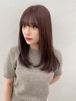 ハニー 町田(HONEY)&nbsp;イメチェンワイドバング美髪レイヤー ココアベージュ 小顔 町田1